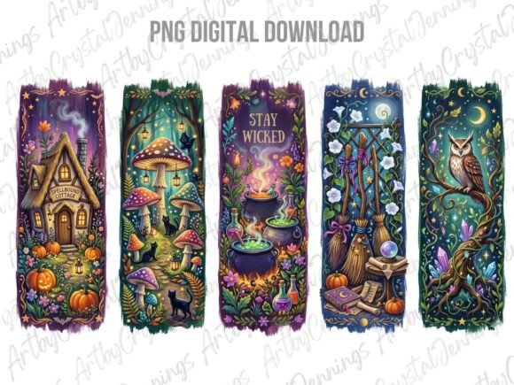 Download Halloween Magical Witchy Brushstroke PNG - Magical Collection
