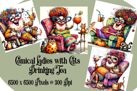 Download Colorful Chaos: Eccentric Ladies - Colorful Collection