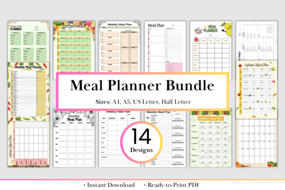 Download Ultimate Meal Planner Bundle - Premium Resources
