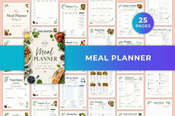 Download Meal Planner KDP Graphic - Meal Collection