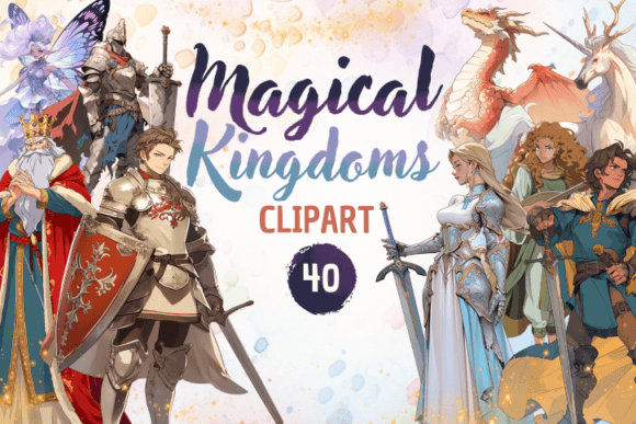 Download Magical Kingdom &amp; Fantasy Heroes Clipart - Magical Collection